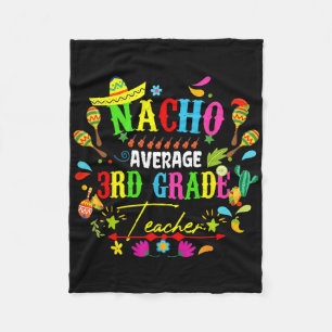 Durchschnittlicher Nacho-Lehrer der 3. Klasse Mexi Fleecedecke