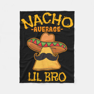 Durchschnittlicher Nacho-Lil-Bro-Cinco-De-Mayo-Mex Fleecedecke
