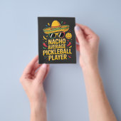 Durchschnittlicher Nacho-Pickleball-Spieler Flyer (Gruppe)