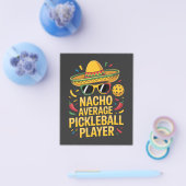 Durchschnittlicher Nacho-Pickleball-Spieler Flyer (Einzeln)