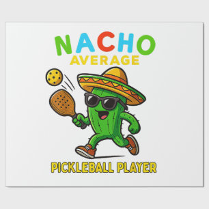 Durchschnittlicher Nacho-Pickleball-Spieler Geschenkpapier