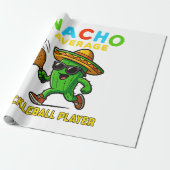 Durchschnittlicher Nacho-Pickleball-Spieler Geschenkpapier (Ungerollt)