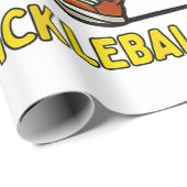 Durchschnittlicher Nacho-Pickleball-Spieler Geschenkpapier (Rolleneckpunkt)