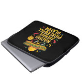 Durchschnittlicher Nacho-Pickleball-Spieler Laptopschutzhülle (Vorne Knopf)