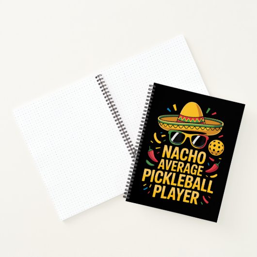 Durchschnittlicher Nacho-Pickleball-Spieler Notizblock (Innenseite)