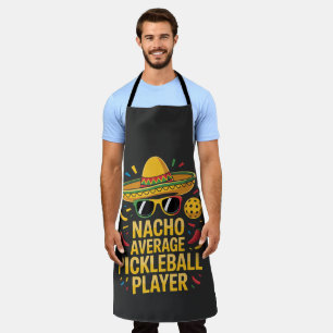 Durchschnittlicher Nacho-Pickleball-Spieler Schürze