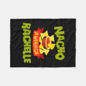 Durchschnittlicher Nacho Rachelle lustiger Geburts Fleecedecke (Vorderseite (Horizontal))
