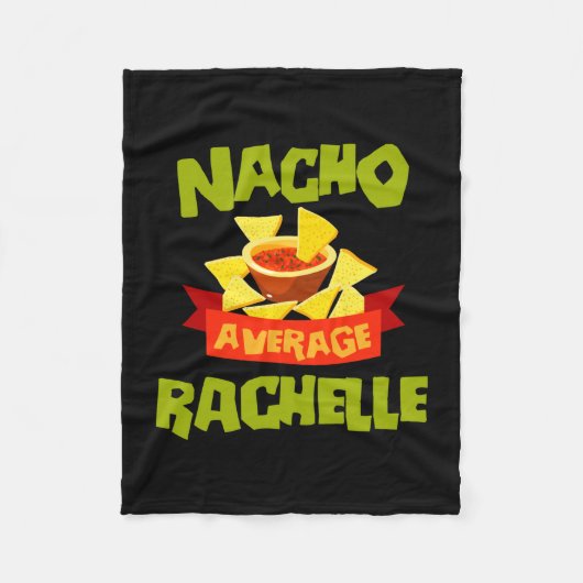 Durchschnittlicher Nacho Rachelle lustiger Geburts Fleecedecke (Vorderseite)