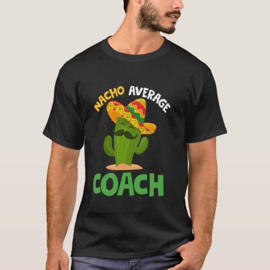 Durchschnittlicher Nacho-Trainer Cinco de Mayo Som T-Shirt (Vorderseite)