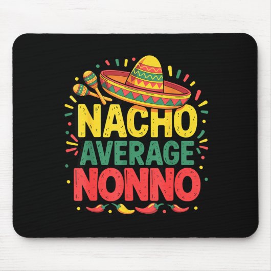 Durchschnittlicher Nicht-Opa Cinco De Mayo Vaterta Mousepad (Vorne)