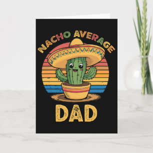 Durchschnittlicher Papa Matching Mexican Cinco De Karte