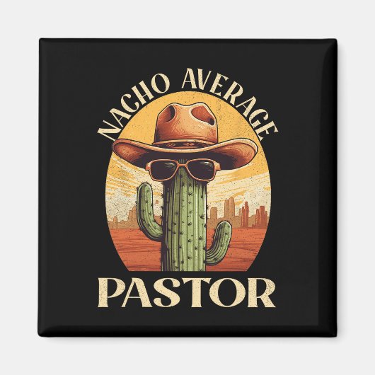 Durchschnittlicher Pastor Cinco De Mayo Mexikanisc Magnet (Vorne)