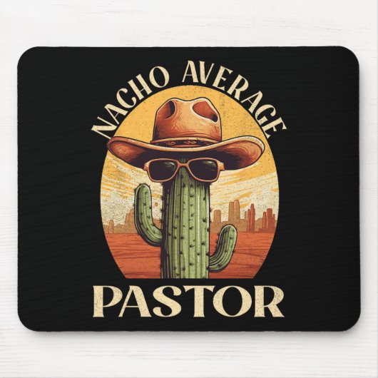 Durchschnittlicher Pastor Cinco De Mayo Mexikanisc Mousepad (Vorne)