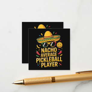 Durchschnittlicher Pickleball-Spieler Begleitkarte