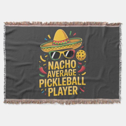 Durchschnittlicher Pickleball-Spieler Decke (Vorderseite)