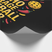 Durchschnittlicher Pickleball-Spieler Geschenkpapier (Ecke)