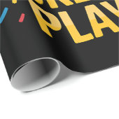 Durchschnittlicher Pickleball-Spieler Geschenkpapier (Rolleneckpunkt)