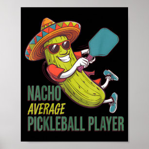 Durchschnittlicher Pickleball-Spieler ist nicht na Poster