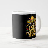 Durchschnittlicher Pickleball-Spieler Jumbo-Tasse (Vorderseite Rechts)