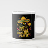 Durchschnittlicher Pickleball-Spieler Jumbo-Tasse (Rechts)