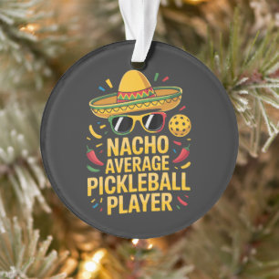 Durchschnittlicher Pickleball-Spieler Ornament