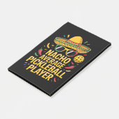 Durchschnittlicher Pickleball-Spieler Post-it Klebezettel (angewinkelt)