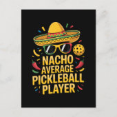 Durchschnittlicher Pickleball-Spieler Postkarte (Vorderseite)