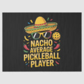 Durchschnittlicher Pickleball-Spieler Seidenpapier (Vorderseite)
