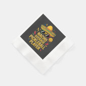 Durchschnittlicher Pickleball-Spieler Serviette (Ecke)