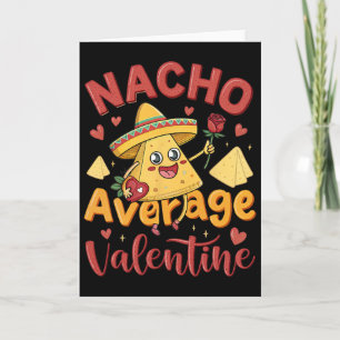 Durchschnittlicher Valentinstag Mexikanisches Paar Karte