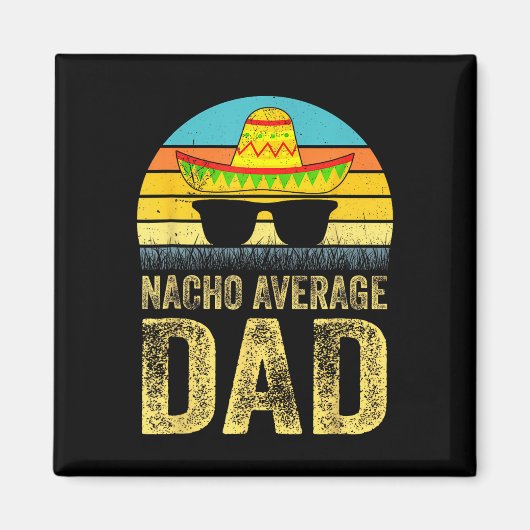 Durchschnittlicher Vater Mexican Daddy Cinco De Ma Magnet (Vorne)