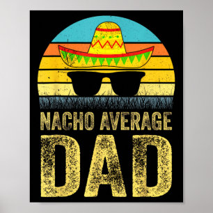 Durchschnittlicher Vater Mexican Daddy Cinco De Ma Poster