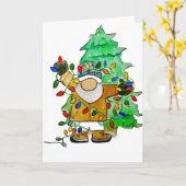 Durchschnittlicher verhedderter Gnom Karte (Gelbe Blume)