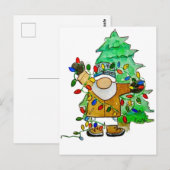 Durchschnittlicher verhedderter Gnom Postkarte (Vorne/Hinten)