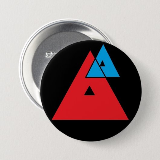 Durchschnittliches Analyse-Logo Button (Vorne & Hinten)