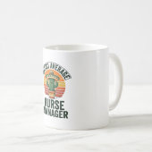 Durchschnittliches Nacho-Krankenpfleger-Manager Lu Kaffeetasse (VorderseiteRechts)