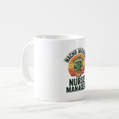 Durchschnittliches Nacho-Krankenpfleger-Manager Lu Kaffeetasse (Vorderseite Links)