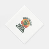 Durchschnittliches Nacho-Krankenpfleger-Manager Lu Serviette (Ecke)