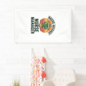 Durchschnittliches Nacho-Nurse-Manager Lustiges Ka Banner (Insitu)