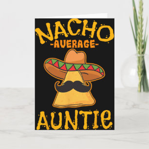 Durchschnittstante Nacho Mexican Cinco De Mayo Tan Karte