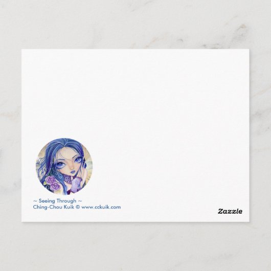 Durchsehen - Postkarte (Rückseite)