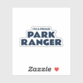 Durchsetzung des Game Warden Wildlife Conservation Aufkleber (Blatt)