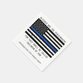 Durchsetzung des Personalisierten Polizeirechts in Serviette (Ecke)