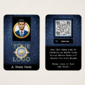 Durchsetzung des Sicherheitsrechts Tech Pros Blue (Vorne & Hinten)