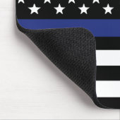 Durchsetzung des Zollrechts "Thin Blue Line" Mousepad (Ecke)