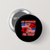 Durchsetzung von Trump 45 47 Button (Vorne & Hinten)
