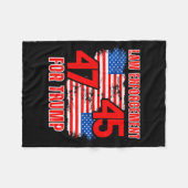 Durchsetzung von Trump 45 47 Fleecedecke (Vorderseite (Horizontal))