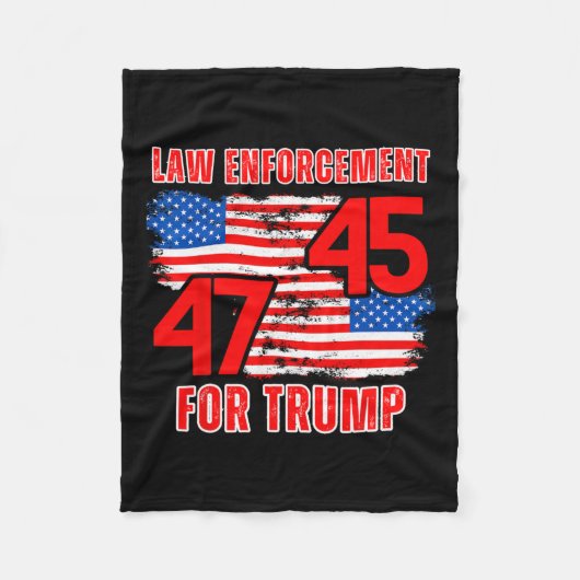 Durchsetzung von Trump 45 47 Fleecedecke (Vorderseite)