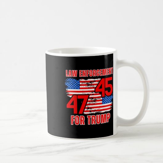 Durchsetzung von Trump 45 47 Kaffeetasse (Rechts)