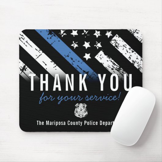 Durchsetzungsdienst der Polizeiabteilung Vielen Da Mousepad (Mit Mouse)